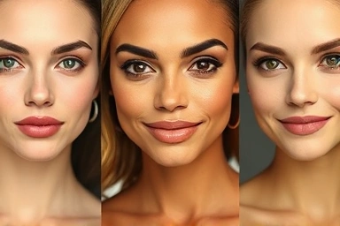 Flawless, radiant skin with a natural, luminous finish.