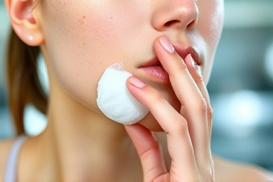 Applying lightweight, non-greasy sunscreen for a refreshing feel.