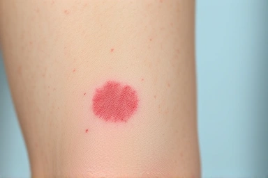 Fading bruise on skin, symbolizing inmode recovery
