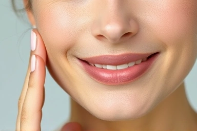 Flawless skin after makeup touch-up