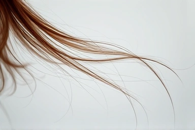 Symbolic representation of hairspray hold, invisible strength.