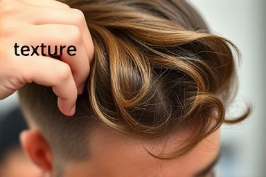 Styling hair for natural flow and volume