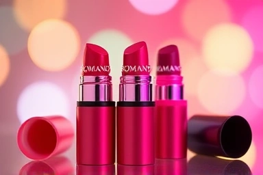 Close-up of romand juicy lasting tint textures and colors