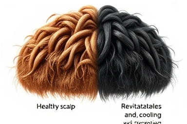 Scalp barrier, protection, strength, natural threads, revitalization