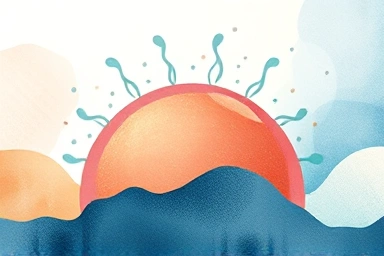 Symbolic image of scalp balance and health