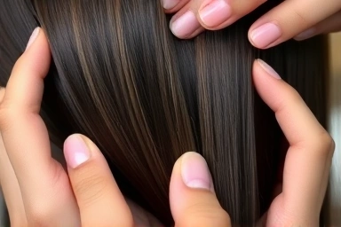 Precise application of hair dye for even color.