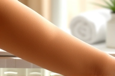 Smooth, naturally bronzed skin with a healthy glow.