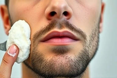 Shaving foam vs gel comparison on skin