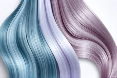 Cool toned hair dye color palette symbolizing clarity and coolness