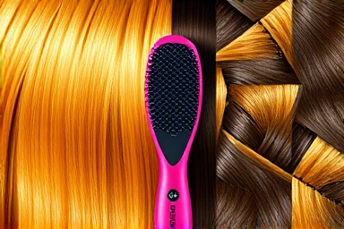 Healthy vs damaged hair, Tangle Teezer benefit