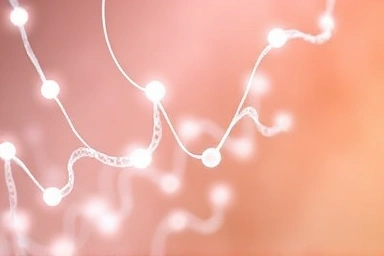 Symbolic representation of collagen regeneration and skin tightening.