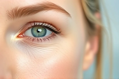 Smooth under-eye skin, gentle skincare, eye area rejuvenation