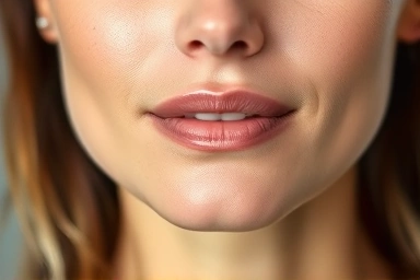 Smooth, glowing skin achieved with gentle facial cleansing.