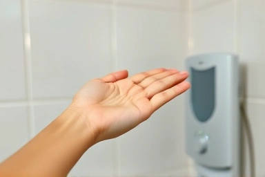 Soothing moisturizer application on improved skin texture