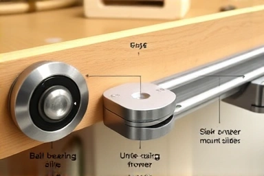 Comparison of various high-quality drawer slides for furniture.