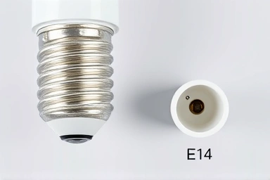 Matching E26 and E14 light bulb bases to their sockets