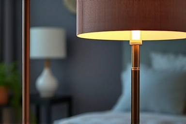 Elegant IKEA floor lamp design detail