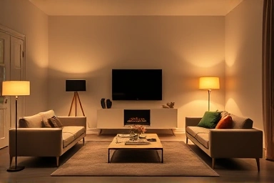 USM Haller furniture and ambient lighting in a luxury interior
