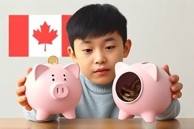 Student planning budget for Canada language study abroad