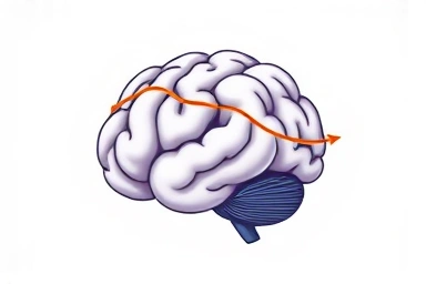 Brain memory curve reinforcement concept