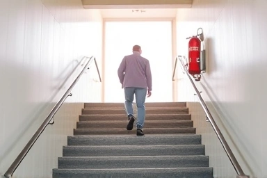 Person achieving career growth in safety field
