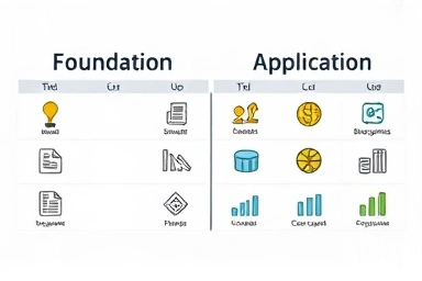 Visual comparison of exam stages, study elements.