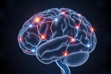 Metaphorical image of brain pathways lighting up with knowledge.