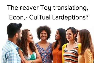 Global communication facilitated by cultural understanding and translation