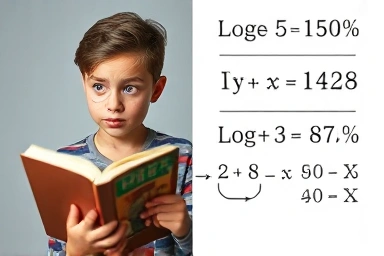 Student transforming from confusion to confidence in math problem-solving.