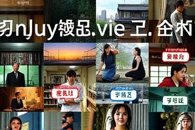 Montage of Japanese drama scenes for language learning.