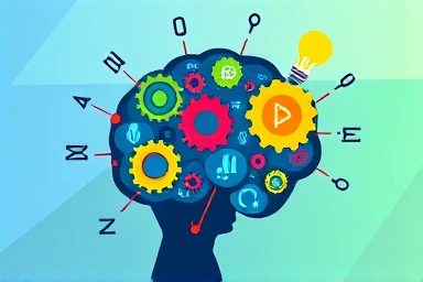 Programmer's mind solving coding puzzles, symbolizing logical thinking and problem-solving.