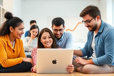 People learning English with SiwonSchool packages, showing progress.