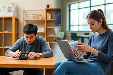 Effective study methods: Pomodoro technique and flashcard memorization.