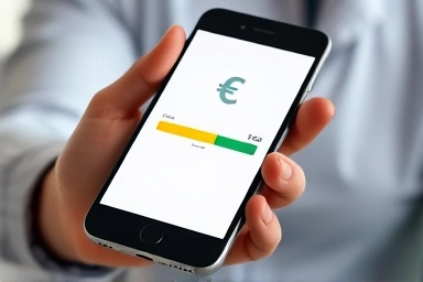Smartphone screen showing learning progress and financial reward.