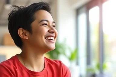 Confident English speaker, AI-assisted learning, language fluency