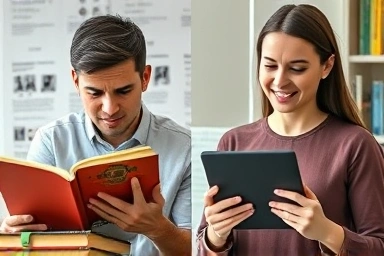 Traditional vs AI learning, language app progress, overcoming learning struggles