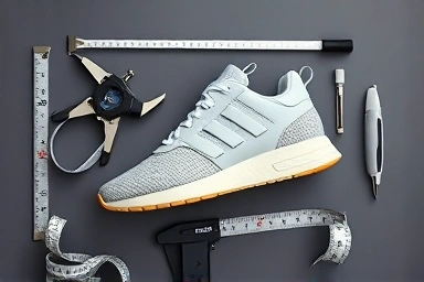 Sneaker sizing, precise measurement, fashion footwear analysis
