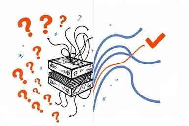 Chaotic vs. organized online transaction comparison