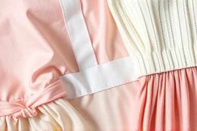 Bustier dress fabric textures, material variety