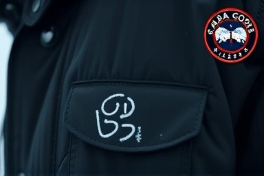 Canada Goose Expedition parka fabric texture, rugged, water-repellent