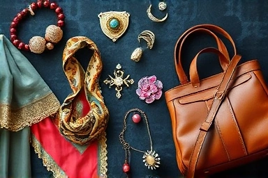 Vintage fashion items for auction discovery