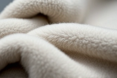 High-quality fleece fabric texture, soft, dense, and durable material