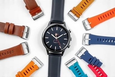 Variety of Galaxy Watch straps, personalization options