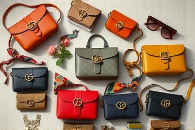 Collection of Gucci Horsebit 1955 handbags and accessories.