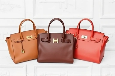 Collection of distinct Hermes H logo handbag models