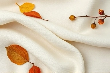 Close-up of sustainable fabric textures used in H&M Conscious Collection.