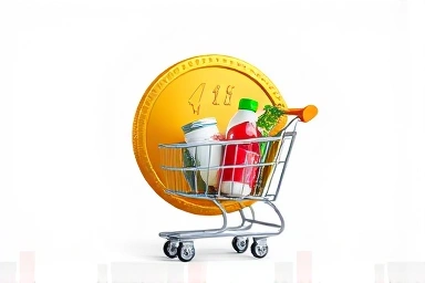 Symbolic image of savings and smart shopping for health products.