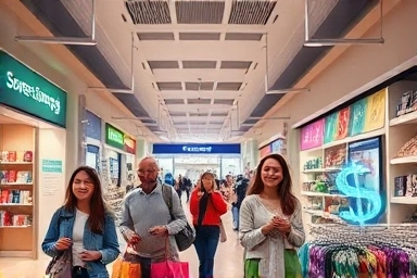 Duty-free shopping experience with LDF PAY benefits
