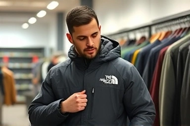 Choosing the perfect size for a North Face Nuptse 700 jacket.