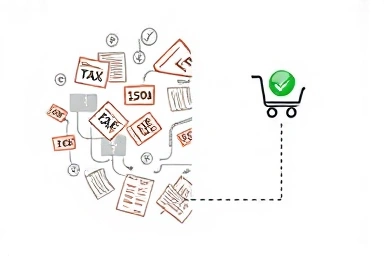 Simplified customs tax calculation for online shopping